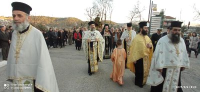 Η Τίμια Κάρα του οσίου Δαυΐδ του Γέροντος στο Μαντούδι