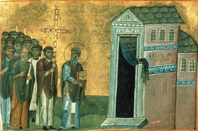 Η τοπική εκκλησία της Χαλκίδας προσευχόμενη κατά του σεισμού